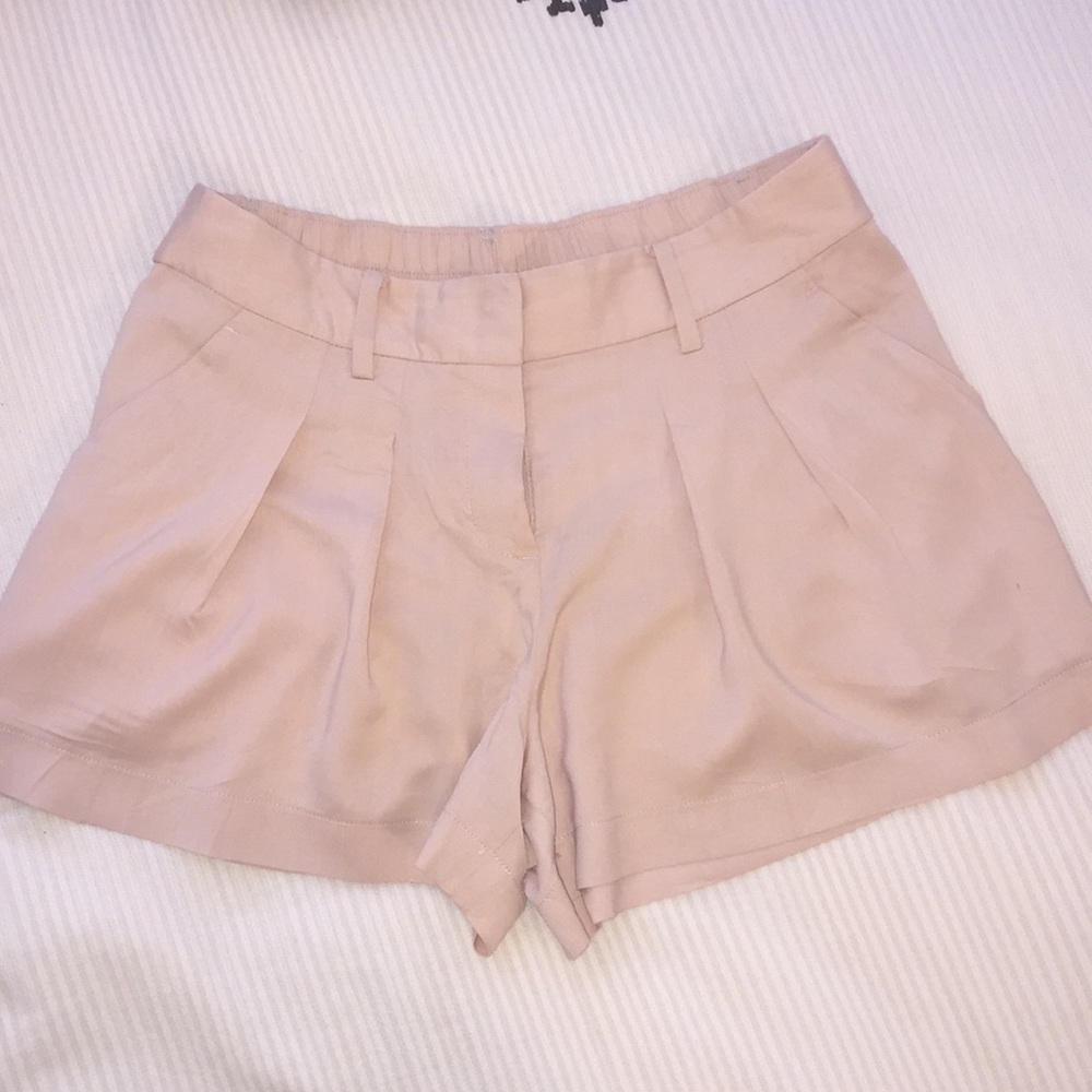 Cream Pink Theory Shorts Size 2